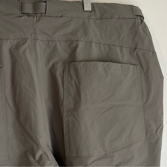 Free Soldier Mens Cargo Hiking Pants‎ Gray Pockets Flat Front Belted 44Wx33L NEW - Picture 5 of 10